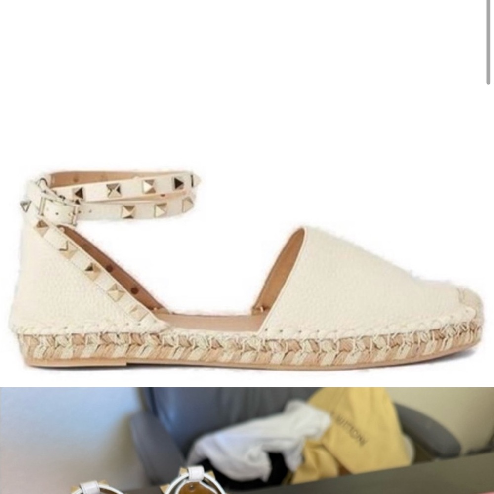 Valentino studded espadrille sandals